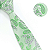 Gravata Slim Arabesco Verde Premium - Imagem 2