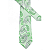 Gravata Slim Arabesco Verde Premium - Imagem 5