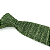 Gravata Slim Crochê Tricô Verde Trabalhada - Imagem 3