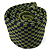 Gravata Slim Crochê Tricô Verde Quadriculada - Imagem 5