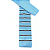 Gravata Slim Crochê Tricô Azul Serenity Listrada - Imagem 5