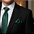 Lenço de Bolso Masculino Social Verde - Imagem 4