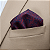 Lenço de Bolso Masculino Social Vermelho Bordô - Imagem 2