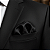 Lenço de Bolso Masculino Social Preto Trabalhado - Imagem 5