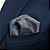 Lenço de Bolso Masculino Social Azul Premium - Imagem 5