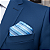 Lenço de Bolso Masculino Social Azul Luxo - Imagem 2