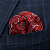 Lenço de Bolso Masculino Vermelho Premium - Imagem 3