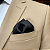 Lenço de Bolso Masculino Social Preto Trabalhado - Imagem 2