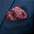 Lenço de Bolso Masculino Social Floral Vermelho - Imagem 5