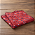 Lenço de Bolso Masculino Social Floral Vermelho - Imagem 3