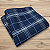 Lenço de Bolso Masculino Social Terno Xadrez Azul - Imagem 3