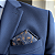 Lenço de Bolso Masculino Social Terno Azul Marinho - Imagem 6