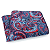Lenço de Bolso Masculino Social Arabesco Azul - Imagem 1