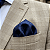 Lenço de Bolso Masculino Social Azul Marinho - Imagem 2