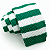 Gravata Slim Croche Tricô Verde Listrada - Imagem 1