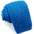 Gravata Slim Crochê Tricô Azul - Imagem 1