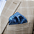 Lenço de Bolso Masculino Social Azul Lilás Premium - Imagem 2