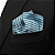 Lenço de Bolso Masculino Social Terno Verde Quadriculado - Imagem 4