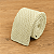 Gravata Slim Croche Tricô Bege Creme - Imagem 4