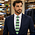 Gravata Slim Croche Verde Listrada - Imagem 4