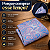 Lenço de Bolso Masculino Lilás Lavanda Paisley - Imagem 2