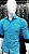 Camisa Masculina Slim Azul Floral Tamanho M - Imagem 1