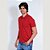 Camisa Polo Masculina Vermelha Metropolitan - Imagem 1