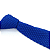 Gravata Crochê Tricô Slim Azul Royal - Imagem 3