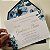 Convite De Casamento Forrado Envelope Azul Escuro - Imagem 3