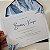 Convite Casamento Forrado Serenity Envelope Azul Escuro - Imagem 3