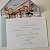 Convite Casamento Forrado Envelope Azul Serenity Aquarela - Imagem 3