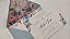 Convite Casamento Forrado Envelope Azul Serenity Santorini - Imagem 3