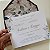 Convite Casamento Forrado Envelope Verde Escuro Folhagem Seca - Imagem 3