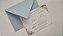 Convite Casamento com Envelope Azul Serenity - Imagem 2
