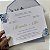 Convite Casamento com Envelope Azul Serenity Hortênsias - Imagem 1