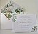 Convite Casamento Envelope Perolado Forrado Folhagem - Imagem 3