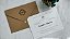 Convite Casamento com iniciais no Envelope Kraft - Imagem 4
