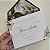 Convite Casamento Envelope Forrado  Verde Escuro Folhagem - Imagem 3