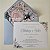 Convite Casamento Forrado Envelope Azul Serenity - Imagem 1