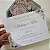 Convite Casamento Forrado Envelope Azul Serenity - Imagem 3