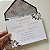 Convite Casamento Envelope Forrado Verde Escuro - Imagem 3