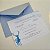 Convite Casamento com Envelope Azul Serenity Harry Potter - Imagem 1