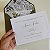 Convite Casamento Forrado Envelope Verde Oliva - Imagem 2