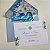 Convite Casamento c/ Envelope Serenity Forrado Praia / Praiano - Imagem 1