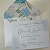 Convite Casamento com Envelope Forrado Azul Serenity Hortênsia - Imagem 1