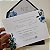 Convite Casamento Envelope Azul Escuro Forrado com Iniciais - Imagem 3