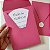 Convite Casamento Vertical Arredondado Rosa Pink com Lacre de Cera - Imagem 4