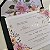 Convite Casamento Envelope Verde Escuro Metalizado Dourado Floral - Imagem 1