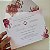 Convite Casamento c/ Envelope Forrado Fucsia Magenta - Imagem 1