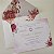 Convite Casamento c/ Envelope Forrado Fucsia Magenta - Imagem 3